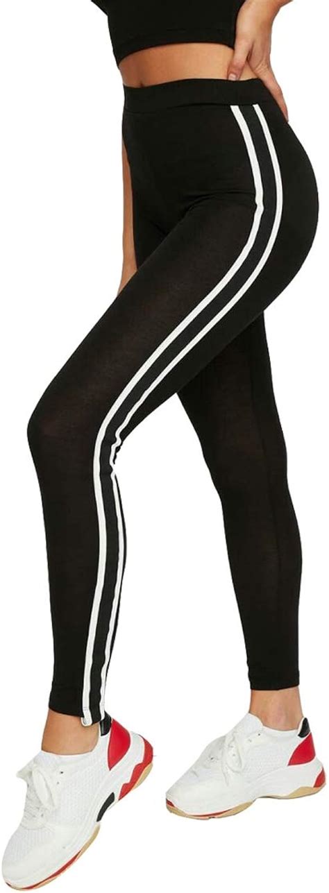 women's jogging suits with stripe.